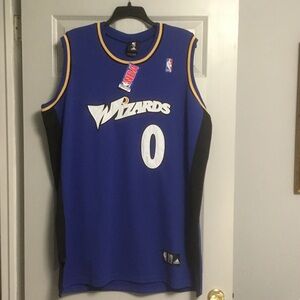 Wizards NBA Arenas #0 Adidas Blue Jersey Tank XL NWT